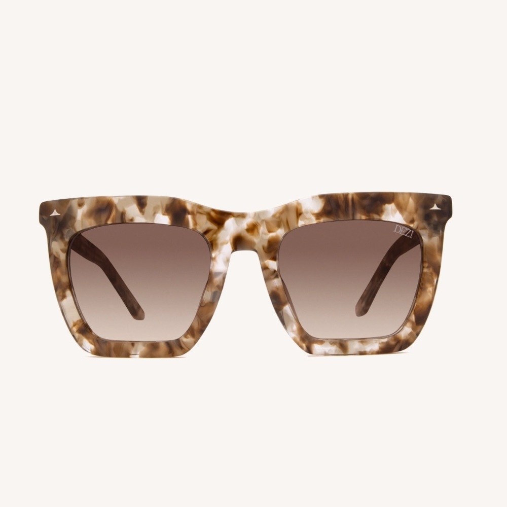 DEZI Brown Tortoise Shell Sunglasses